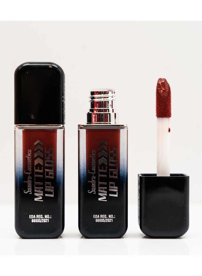 Sandra Matte Lip Tint, Long-Lasting Liquid Lipstick, Shade No. 139 - Image 1